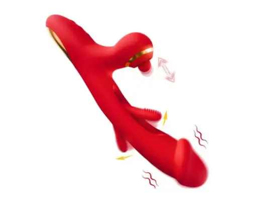 Vibrador con aleteo